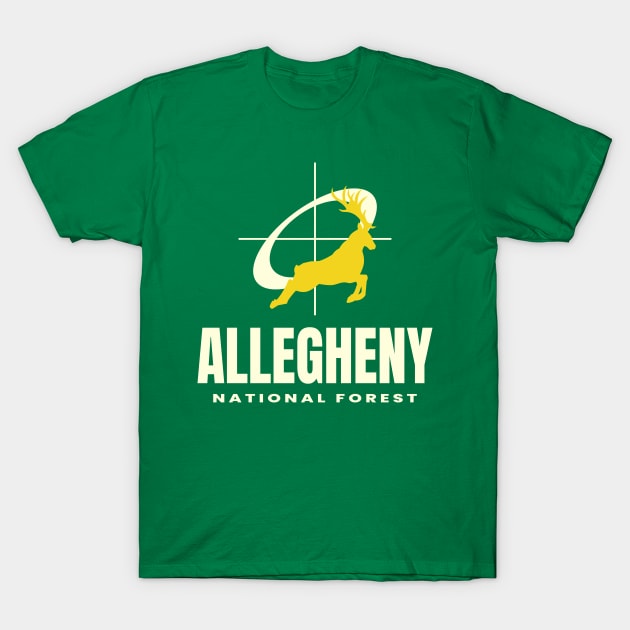 Allegheny National Forest T-Shirt by Uniman